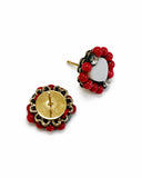 MOTHER-OF-PEARL HEART EARRINGS