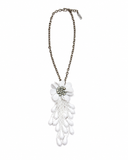 COLLANA FIORE CASCATA BIANCA