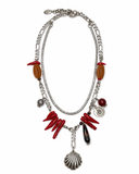 SHELL AND CORAL NECKLACE