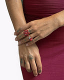 ANELLO SFERA E BAGUETTE
