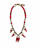 RED HORN NECKLACE