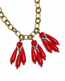 GOCCE CORAL NECKLACE