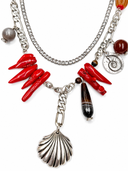SHELL AND CORAL NECKLACE