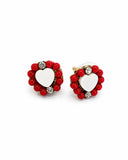 MOTHER-OF-PEARL HEART EARRINGS