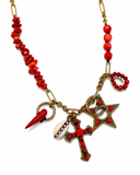 CORAL CHARM NECKLACE