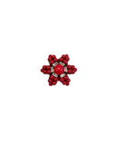ANELLO FIORE PERLINE
