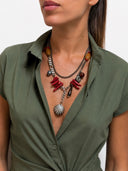 SHELL AND CORAL NECKLACE