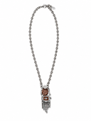 COLLANA CHAIN CRYSTAL CON PIETRA OVALE