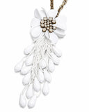 COLLANA FIORE CASCATA BIANCA