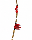 LONG CORAL NECKLACE