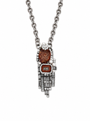 COLLANA CHAIN CRYSTAL CON PIETRA OVALE