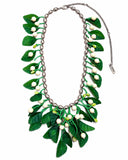 COLLANA BOTANICA FOGLIE VERDI