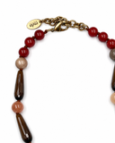 COLLANA JEWEL BEADS AMBRA E CRISTALLO