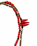 LONG CORAL NECKLACE