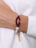 BRACCIALE CON BOCCA RICAMATA
