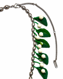 COLLANA BOTANICA FOGLIE VERDI