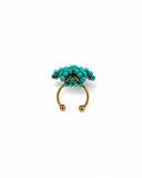 ANELLO FIORE PERLINE
