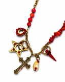CORAL CHARM NECKLACE
