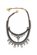 MULTI-STRAND NECKLACE WITH CRYSTALS