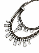 MULTI-STRAND NECKLACE WITH CRYSTALS