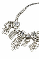 JEWEL NECKLACE WITH GEOMETRIC CRYSTALS