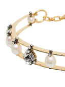 RIGID CHOKER WITH PEARLS