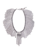 COLLANA CON FRANGE DI BAGUETTE