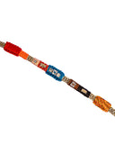NECKLACE WITH WOVEN CORDS