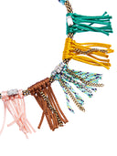 NECKLACE WITH CORD FRINGES