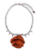 SATIN ROSE CHOKER
