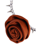SATIN ROSE CHOKER
