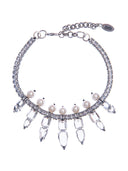 CHOKER DI CRISTALLI E PERLE
