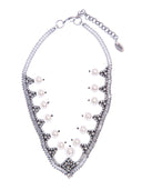 COLLANA CRISTALLI CON PERLE