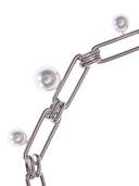 COLLANA CATENA CON PERLE