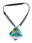 GROS GRAIN NECKLACE WITH FABRIC FLOWER