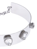 RIGID CHOKER WITH CRYSTALS