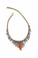 RHINESTONE CASCADE NECKLACE