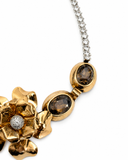 COLLANA STRASS CON MAXI FIORE GIOIELLO