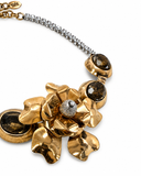 COLLANA STRASS CON MAXI FIORE GIOIELLO