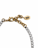 COLLANA STRASS CON MAXI FIORE GIOIELLO