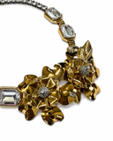 CRYSTAL NECKLACE WITH MAXI JEWEL FLOWERS
