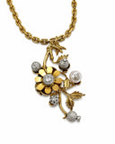 COLLANA CON RAMO FIORITO GIOIELLO