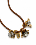 COLLANA CORDONCINO CON PENDENTI GIOIELLO