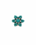 ANELLO FIORE PERLINE