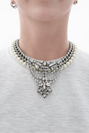 RHINESTONE CASCADE NECKLACE