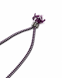 COLLANA CORDONCINO COLORATO E PENDENTE GOCCIA GIALLA