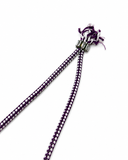 COLLANA CORDONCINO COLORATO E PENDENTE CENTRALE BLU