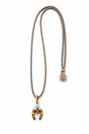 COLLANA CORDONCINO COLORATO PORTAFORTUNA