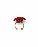 ANELLO FIORE PERLINE