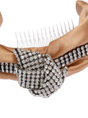 CERCHIETTO CON MAXI NODO DI STRASS